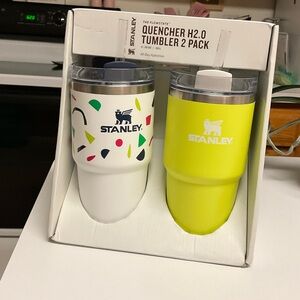 Stanley Quencher H2.0 Tumbler Set - White and Yellow